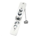 Marcador de libro de metal con cadena y colgante decorativo Marcador elegante con un delicado diseño para amantes de la lectura 2