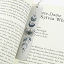 Marcador de libro de metal con cadena y colgante decorativo Marcador elegante con un delicado diseño para amantes de la lectura 5