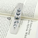 Marcador de libro de metal con cadena y colgante decorativo Marcador elegante con un delicado diseño para amantes de la lectura 7