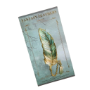 Marcador de libro metálico pluma 80 x 28 mm con cadena accesorio decorativo para lectores 11