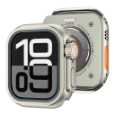 Marco de metal para Apple Watch 49 mm Ultra 1 y Ultra 2 Funda protectora de acero inoxidable Estuche bumper elegante para relojes 8