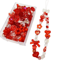 Margele acrilice 10 g Margele colorate pentru fabricarea bijuteriilor și brățărilor Margele pentru împletit pentru creație creativă și lucrări manuale 4