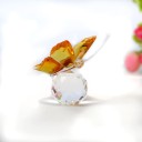 Mariposa de cristal decorativa 6