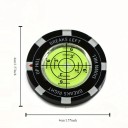 Marker per putt golf 4 cm Rotondo verde lettore di pendenza PMMA + ABS Strumento altamente preciso per putting Strumento di allenamento per leggere il green 2