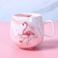 Marmorbecher mit Flamingo 2