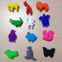Marque sur le verre animaux 12 pcs 4