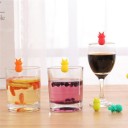 Marqueurs de verre en forme d'ananas 6 pcs 2