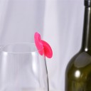 Marqueurs de verre en forme de lèvres 6 pcs 6