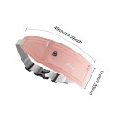 Marsupio sportivo universale 49 x 11 cm Borsa fitness nascosta Marsupio da corsa impermeabile Cintura regolabile Accessorio sportivo outdoor 6