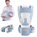 Marsupiu ergonomic multifuncțional pentru bebeluși cu scaun și spațiu de depozitare Marsupiu pentru sugari și copii mici Purtare 4