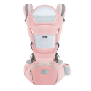 Marsupiu ergonomic pentru bebeluși 0-36 luni Scaun cu spațiu de depozitare Marsupiu multifuncțional Marsupiu pentru bebeluși Transport combinat pentru bebeluși 3
