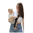 Marsupiu lateral de siguranță pentru copii mici, peste umăr, curea reglabilă, model zebră, susținere ergonomică a copilului, pentru călătorii cu un bebeluș 2