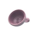 Mască de curățare din silicon pentru pensule rotundă 5×7 cm cu ureche pentru suspendare suprafață texturată pentru curățarea pensulelor 2