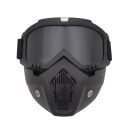 Masca tactică de paintball cu protecție Ochelari de protecție pentru motocicliști CS jocuri de război Airsoft Masca de vânătoare 6