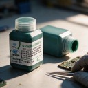 Mască UV nepájivă UV-W100 100 g Lac verde pentru plăci de circuit Flacon 7,3 x 4 cm Întărire cu lumină UV Pentru repararea plăcilor PCB și BGA 8
