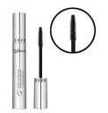 Mascara 3D rezistentă la apă pentru gene natural lungi și volum Durează mult Periuță densă pentru aplicare ușoară Tubă argintie lucioasă 4