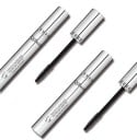 Mascara 3D rezistentă la apă pentru gene natural lungi și volum Durează mult Periuță densă pentru aplicare ușoară Tubă argintie lucioasă 5