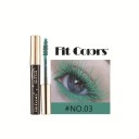 Mascara colorée waterproof Mascara avec effet allongeant Mascara couleur intense longue durée 9