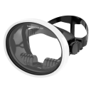 Máscara de buceo ovalada 16,3 x 13,5 cm Vidrio templado Sellado de silicona Máscara para ojos y nariz para esnórquel y aventuras 8
