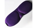 Máscara de dormir 3D para um sono tranquilo e ininterrupto Cavidades moldadas sem pressão nas pálpebras Cinta ajustável em velcro 2