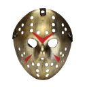Máscara de Jason de Viernes 13. Máscara de Halloween. Máscara de miedo para carnaval. Accesorio de disfraz de Jason de Viernes 13. Máscara de hockey 4