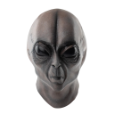 Máscara de látex alienígena, máscara de OVNI para Halloween, máscara de carnaval, cosplay alienígena 1