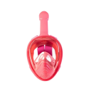 Máscara de mergulho facial completa para crianças XS 11 x 12 cm Dimensões externas 14,5 x 17 cm Protetores auriculares Máscara de natação para crianças Snorkeling 5