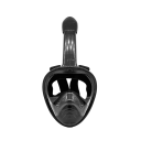 Máscara de mergulho facial completa para crianças XS 11 x 12 cm Dimensões externas 14,5 x 17 cm Protetores auriculares Máscara de natação para crianças Snorkeling 2