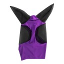 Máscara elástica de lycra para montar contra insectos 41x26x24 cm máscara de red transpirable para caballos contra mosquitos, gusanos 5