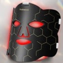 Máscara facial infrarroja con luz roja 3 en 1, terapia LED para rejuvenecimiento de la piel, 5 niveles de potencia, temporizador de 10/15/20 minutos 2