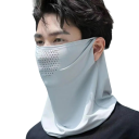 Máscara respirável unisex 29 x 29 cm poliéster proteção solar para atividades ao ar livre uso diário 2