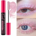 Mascara waterproof colorée pour mettre en valeur les cils avec une tenue longue durée résistante à l'eau et à la transpiration 4