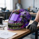 Maschera da saldatore auto-scura con 4 sensori Tempo di commutazione 1/25000 s True Color Materiale PP Per saldatura TIG MIG e ARC e molatura 4