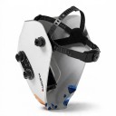 Maschera da saldatura auto-scura Optika 1/1/1/1 Finestra 10 x 9,3 cm 4 sensori d'arco Materiale PA Per saldatura e molatura 4