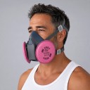 Maschera semimask 7502 con filtri 2097 e occhiali protettivi Filtrazione 99,97 % Grigio-blu Per verniciatura, levigatura e saldatura in officina 2