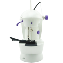 Mașină de cusut portabilă pentru acasă 202 Mini cu lumină și pedală de picior Mașină de cusut portabilă din plastic din oțel inoxidabil Consumabile de cusut 20x19x10 cm 4