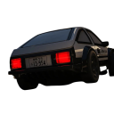 Mașină de Drift RC 1:64 AE86 7,5×3,8×2,8 cm Mini 2.4G 4WD Mașină electrică de curse pentru birou cu încărcare USB 15 min de condus Jucărie din plastic pentru băieți 8