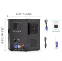 Mașină de scântei reci fântână 700 W RGB LED efect DMX și telecomandă Înălțime 2-5,5 m rezervor 200 g Negru Pentru scenă petreceri și show-uri 4