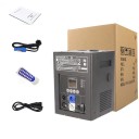 Mașină de scântei reci fântână rece 750 W control DMX și telecomandă wireless 18,4 x 18,4 x 25 cm Negru Pentru nunți, scene și petreceri 4