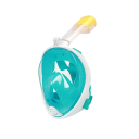 Masque de plongée intégral taille S/M 17 x 13 cm dimensions intérieures 23 x 19 cm dimensions extérieures avec une paire de bouchons d'oreilles 6
