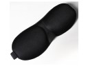 Masque de sommeil 3D pour un sommeil calme et ininterrompu Creux moulés sans pression sur les paupières Bandeau réglable en velcro 1