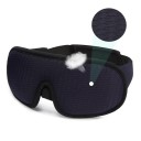 Masque de sommeil doux et moulé Masque de sommeil confortable et respirant bloquant la lumière 5
