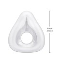 Masque en silicone de rechange compatible avec AirFit F20 taille L avec une hauteur de 11,9 cm transparent sur le nez et la bouche pour masque CPAP 3