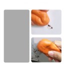 Massa de limpeza moldável em forma de bloco Captura poeira e pequenas sujidades das superfícies Cor laranja Peso 100 g Dimensões 8,5 x 6 x 2 cm 3