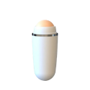 Massagebold til ansigtsolieabsorption Vulkanstensrulle til absorption af ansigtsolie Ansigtsporerenserulle 8 x 3 cm 2
