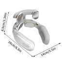 Masseur de nuque 16x14x8,5 cm Masseur de nuque chauffant avec vibrations, lumière, respiration et compression Protection de la colonne vertébrale 2