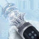 Masturbaattori pyörivällä, imevällä, nuolevalla, värisevällä ja liikkeellisellä toiminnolla, LED-näyttö, vedenpitävä, USB-lataus, huomaamaton 5