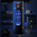 Masturbador masculino con interior realista, 10 vibraciones, 3 modos y 4 idiomas, carga USB, interior de TPE extraíble, embalaje discreto 2