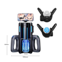Masturbateur automatique pour homme à grande vitesse avec support pour mobile et mouvement télescopique de la doublure, emballage discret 2