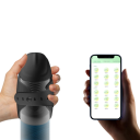 Masturbateur vibrant pour gland avec ceinture réglable 16x4 cm contrôle via application mobile emballage discret 2